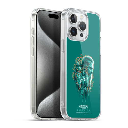 Assassin's Creed Valhalla Compositions And Patterns Volva Soft Gel Case for Apple iPhone 15 Pro Max & MagSafe