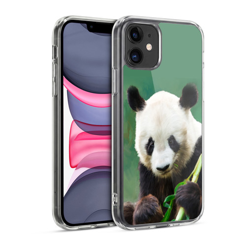Simone Gatterwe Wildlife Panda Soft Gel Case for Apple iPhone 11