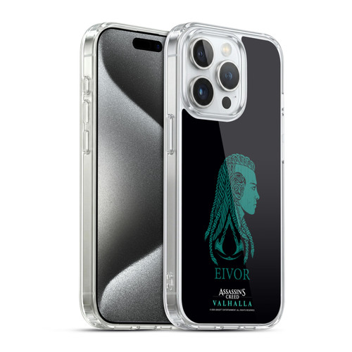 Assassin's Creed Valhalla Compositions And Patterns Eivor's Female Version Soft Gel Case for Apple iPhone 15 Pro & MagSafe
