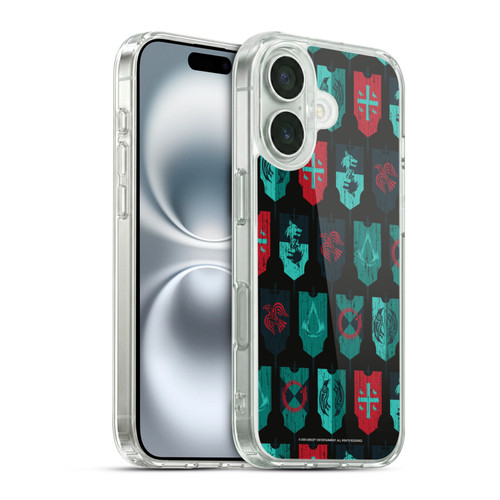 Assassin's Creed Valhalla Compositions And Patterns Banners Soft Gel Case for Apple iPhone 16 & MagSafe