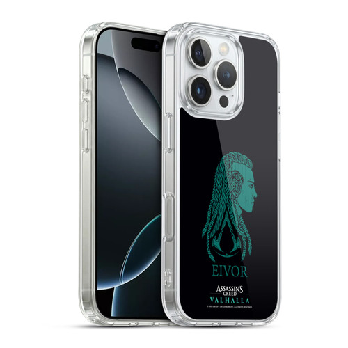 Assassin's Creed Valhalla Compositions And Patterns Eivor's Female Version Soft Gel Case for Apple iPhone 16 Pro & MagSafe