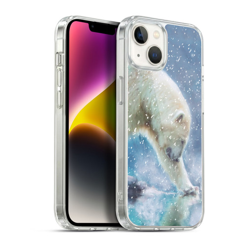 Simone Gatterwe Wildlife Snow Soft Gel Case for Apple iPhone 14 Plus & MagSafe