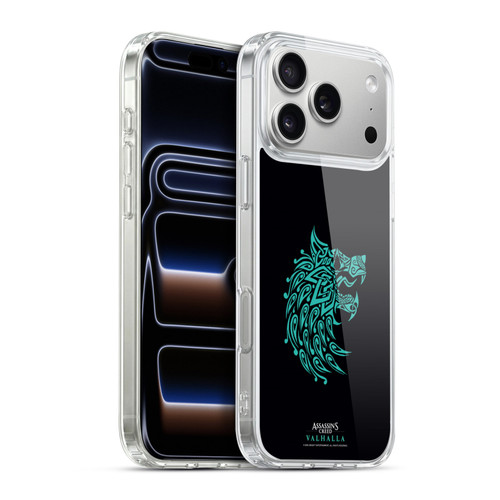 Assassin's Creed Valhalla Compositions And Patterns Wolf Soft Gel Case for Apple iPhone 17 Pro Max