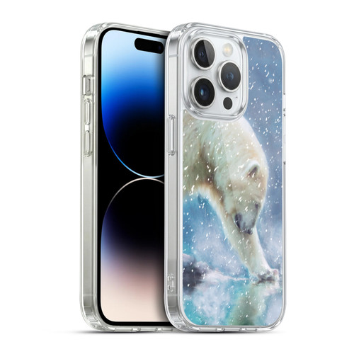 Simone Gatterwe Wildlife Snow Soft Gel Case for Apple iPhone 14 Pro & MagSafe