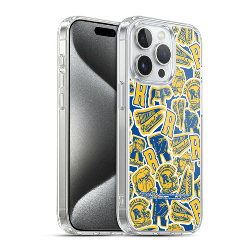 Riverdale Art Icons Patterns Soft Gel Case for Apple iPhone 15 Pro & MagSafe