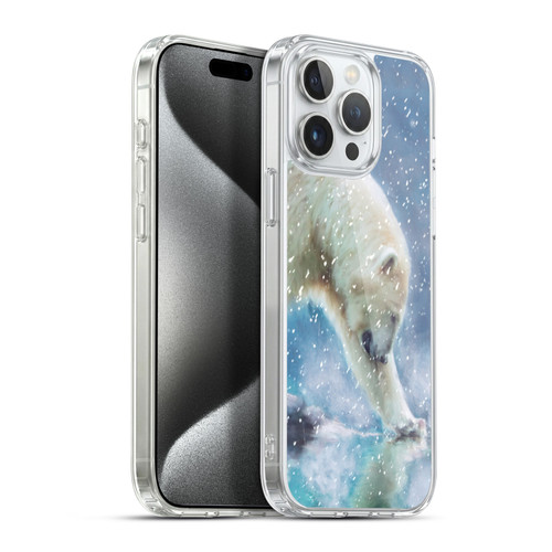 Simone Gatterwe Wildlife Snow Soft Gel Case for Apple iPhone 15 Pro Max & MagSafe