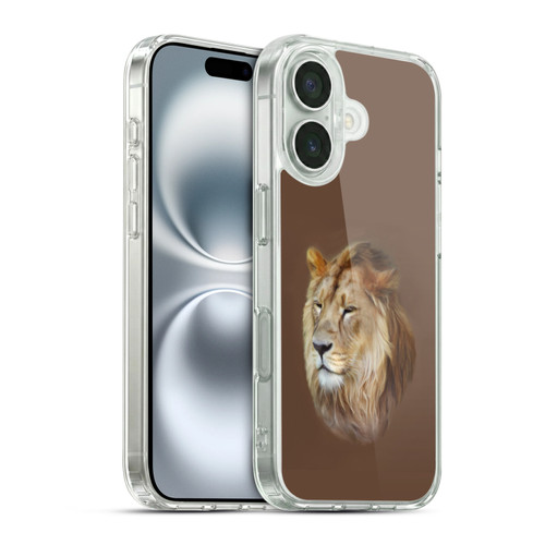 Simone Gatterwe Wildlife Lion Soft Gel Case for Apple iPhone 16 & MagSafe