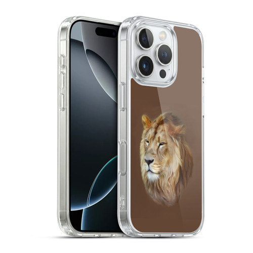 Simone Gatterwe Wildlife Lion Soft Gel Case for Apple iPhone 16 Pro & MagSafe
