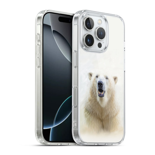 Simone Gatterwe Wildlife Polar Ear Soft Gel Case for Apple iPhone 16 Pro & MagSafe