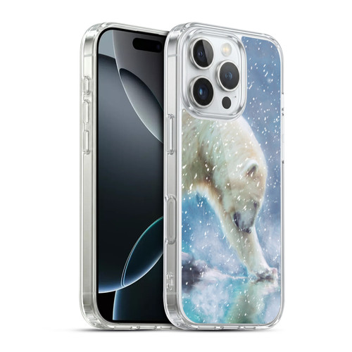 Simone Gatterwe Wildlife Snow Soft Gel Case for Apple iPhone 16 Pro & MagSafe