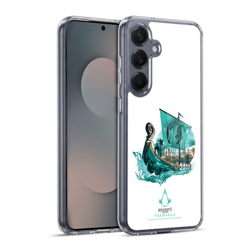 Assassin's Creed Valhalla Compositions And Patterns Eivor's Drakkar Soft Gel Case for Samsung Galaxy S25+ & MagSafe