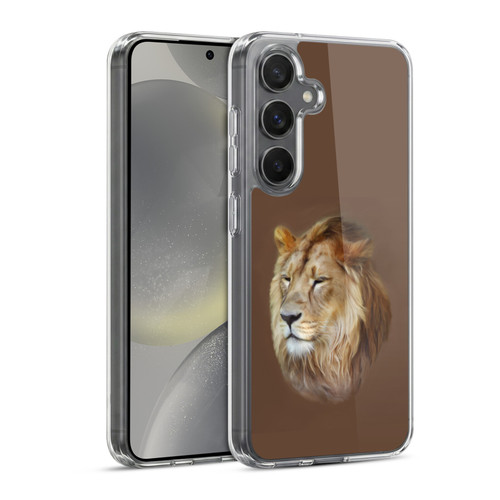 Simone Gatterwe Wildlife Lion Soft Gel Case for Samsung Galaxy S24 5G & MagSafe