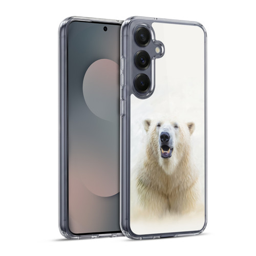 Simone Gatterwe Wildlife Polar Ear Soft Gel Case for Samsung Galaxy S25+ & MagSafe