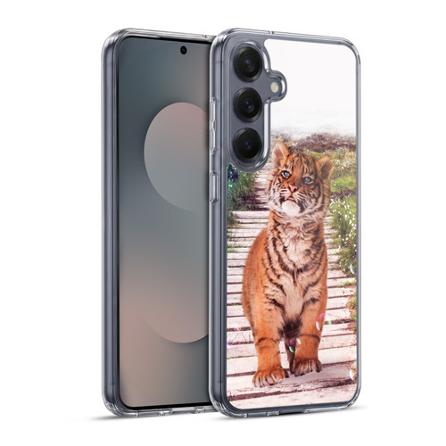 Simone Gatterwe Wildlife Tiger Soft Gel Case for Samsung Galaxy S25+ & MagSafe