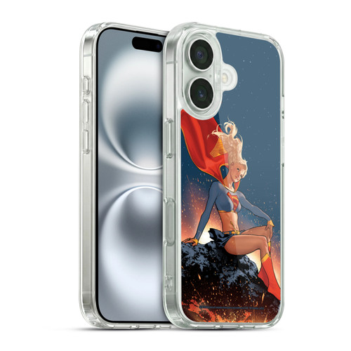 Superman DC Comics Supergirl Comic Art #23 Variant Soft Gel Case for Apple iPhone 16 & MagSafe