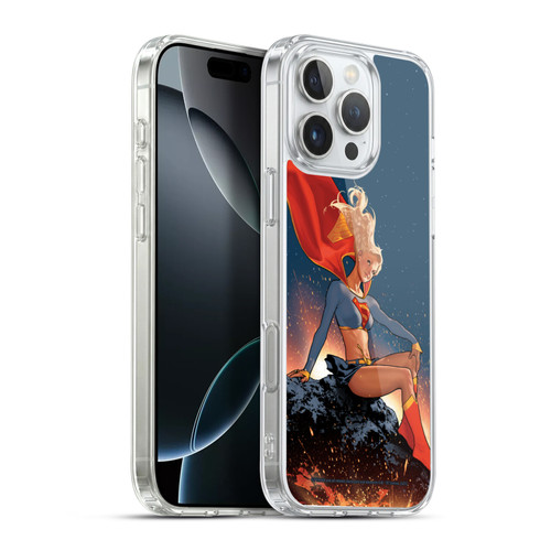 Superman DC Comics Supergirl Comic Art #23 Variant Soft Gel Case for Apple iPhone 16 Pro Max & MagSafe