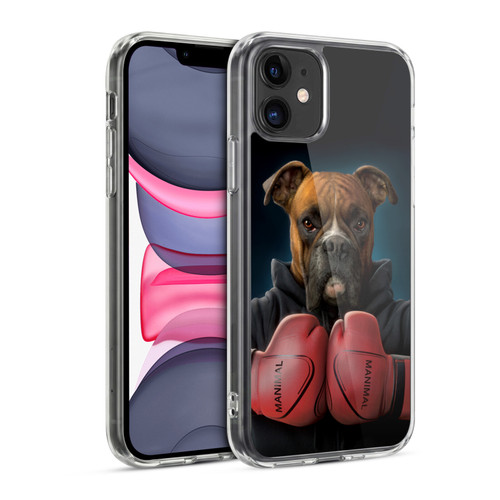 Vincent Hie Canidae Boxer Soft Gel Case for Apple iPhone 11