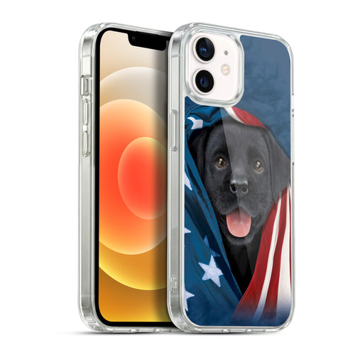 Vincent Hie Canidae Black Labrador Soft Gel Case for Apple iPhone 12 / iPhone 12 Pro & MagSafe