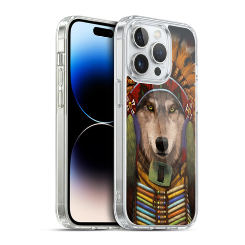 Vincent Hie Canidae Wolf Spirit Chief Soft Gel Case for Apple iPhone 13 Pro & MagSafe