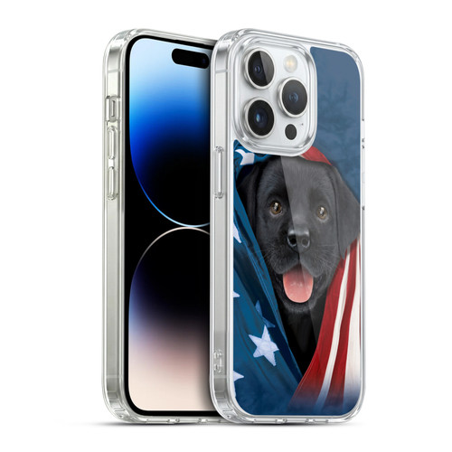 Vincent Hie Canidae Black Labrador Soft Gel Case for Apple iPhone 14 Pro & MagSafe