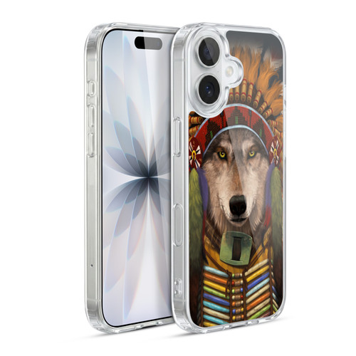 Vincent Hie Canidae Wolf Spirit Chief Soft Gel Case for Apple iPhone 17