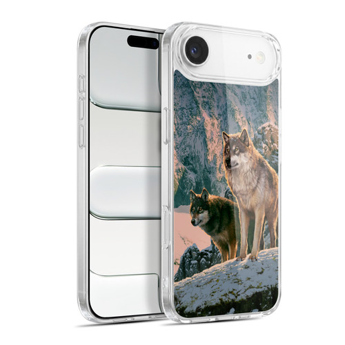 Vincent Hie Canidae Wolf Couple Soft Gel Case for Apple iPhone 17 Air