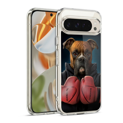 Vincent Hie Canidae Boxer Soft Gel Case for Google Pixel 9 / Pixel 9 Pro