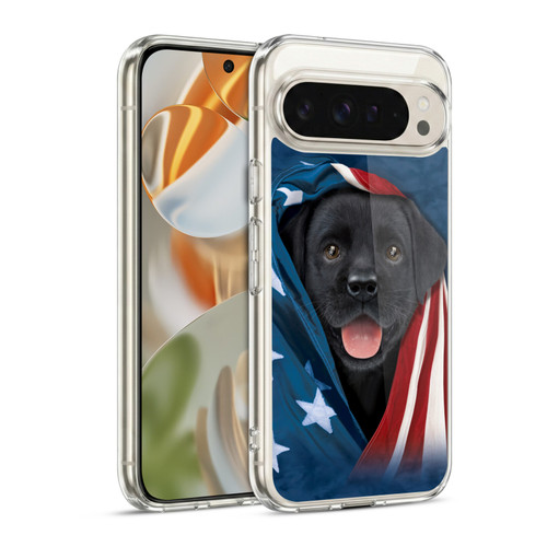 Vincent Hie Canidae Black Labrador Soft Gel Case for Google Pixel 9 / Pixel 9 Pro