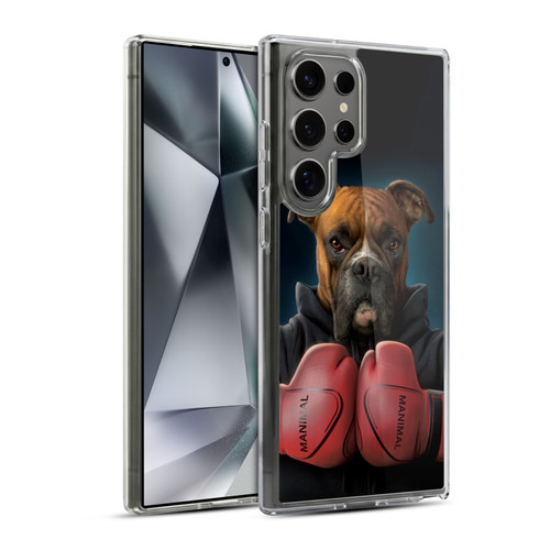 Vincent Hie Canidae Boxer Soft Gel Case for Samsung Galaxy S24 Ultra 5G & MagSafe