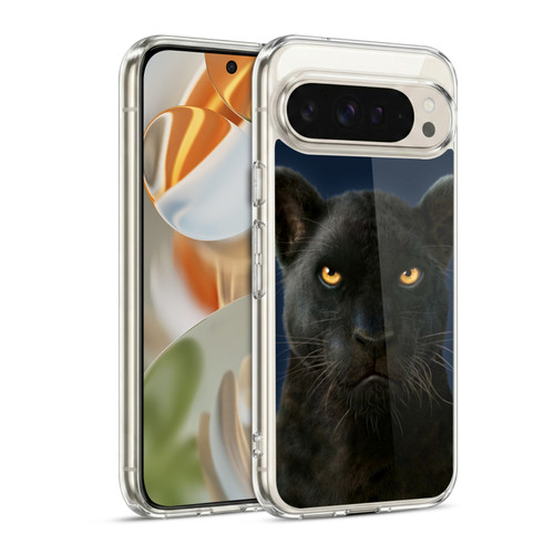 Vincent Hie Felidae Dark Panther Soft Gel Case for Google Pixel 9 / Pixel 9 Pro