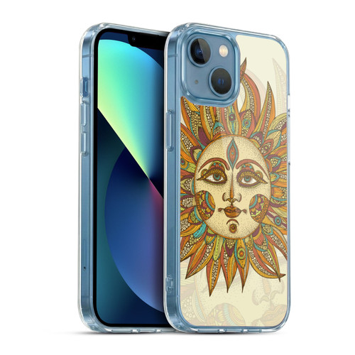 Valentina Symbols Illustration Helios Soft Gel Case for Apple iPhone 13 Mini & MagSafe