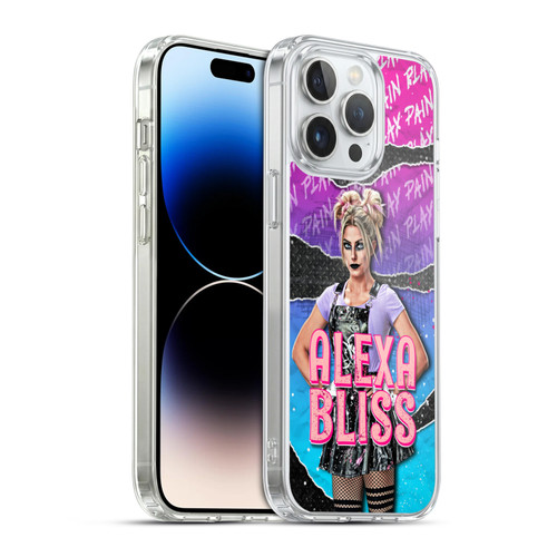 WWE Alexa Bliss Graphics Alexa Bliss Soft Gel Case for Apple iPhone 14 Pro Max & MagSafe