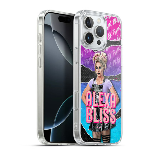 WWE Alexa Bliss Graphics Alexa Bliss Soft Gel Case for Apple iPhone 16 Pro Max & MagSafe