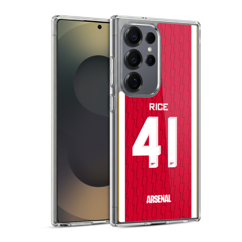 Arsenal FC 2023/24 Players Home Kit Declan Rice Soft Gel Case for Samsung Galaxy S25 Ultra & MagSafe