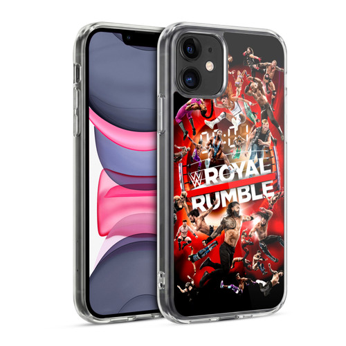 WWE 2022 Royal Rumble Key Art Soft Gel Case for Apple iPhone 11