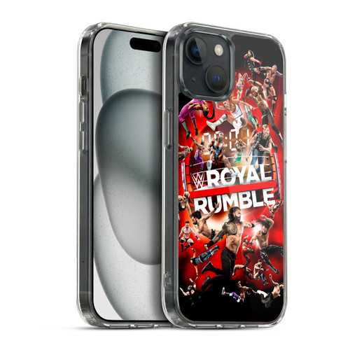 WWE 2022 Royal Rumble Key Art Soft Gel Case for Apple iPhone 15 Plus & MagSafe