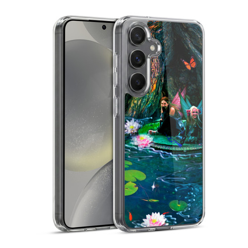 Aimee Stewart Fantasy Butterfly Ball Pond Soft Gel Case for Samsung Galaxy S24 5G & MagSafe