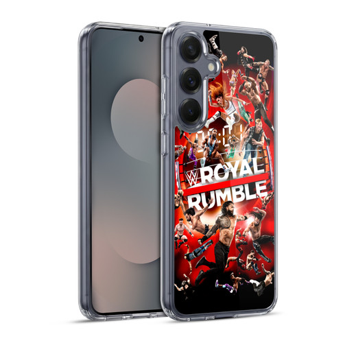 WWE 2022 Royal Rumble Key Art Soft Gel Case for Samsung Galaxy S25+ & MagSafe