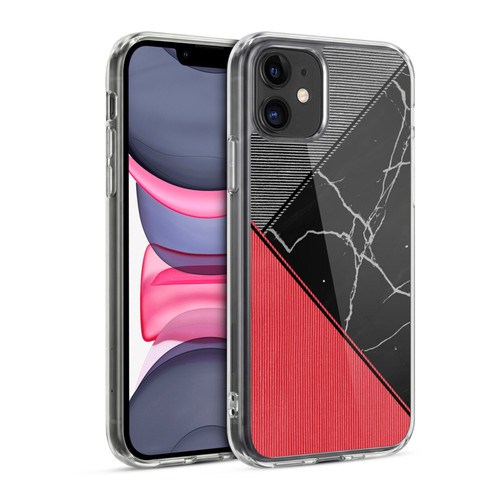 Alyn Spiller Marble Colour Block Soft Gel Case for Apple iPhone 11
