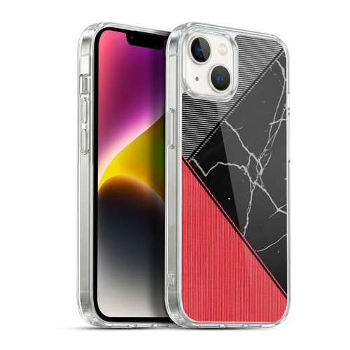 Alyn Spiller Marble Colour Block Soft Gel Case for Apple iPhone 14 Plus & MagSafe