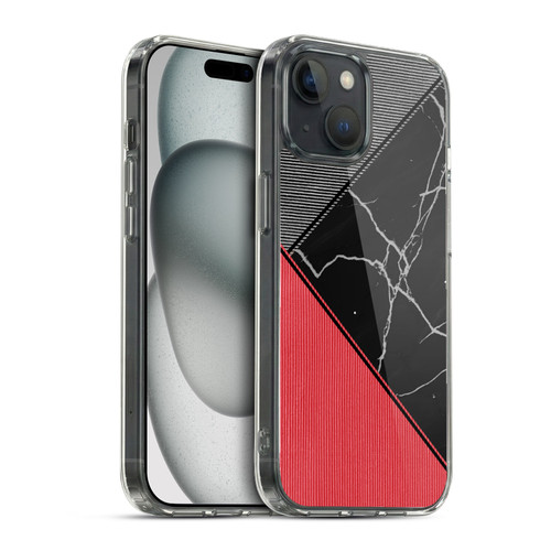 Alyn Spiller Marble Colour Block Soft Gel Case for Apple iPhone 15 & MagSafe