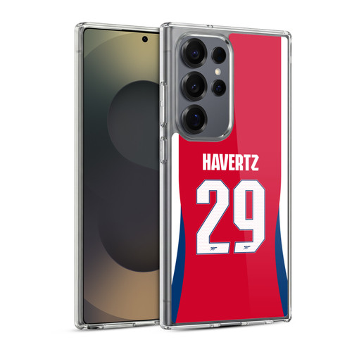 Arsenal FC 2024/25 Players Home Kit Kai Havertz Soft Gel Case for Samsung Galaxy S25 Ultra & MagSafe