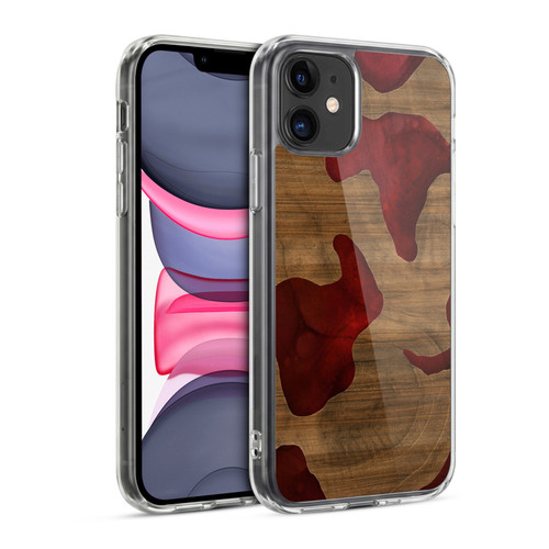 Alyn Spiller Wood & Resin Fire Soft Gel Case for Apple iPhone 11