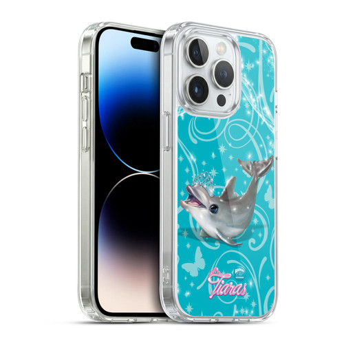 Animal Club International Pet Royalties Dolphin Soft Gel Case for Apple iPhone 14 Pro & MagSafe
