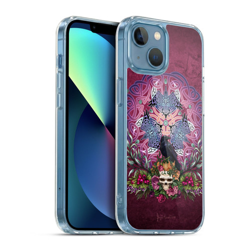 Brigid Ashwood Celtic Morrigans Ravens Soft Gel Case for Apple iPhone 13 Mini & MagSafe