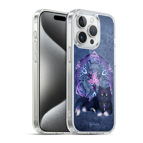Brigid Ashwood Celtic Black Cat Soft Gel Case for Apple iPhone 15 Pro & MagSafe