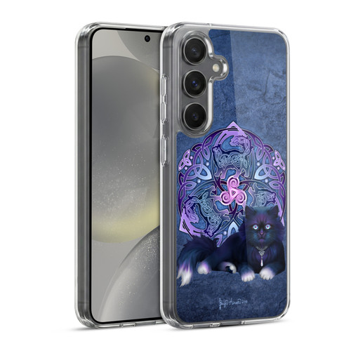 Brigid Ashwood Celtic Black Cat Soft Gel Case for Samsung Galaxy S24 5G & MagSafe