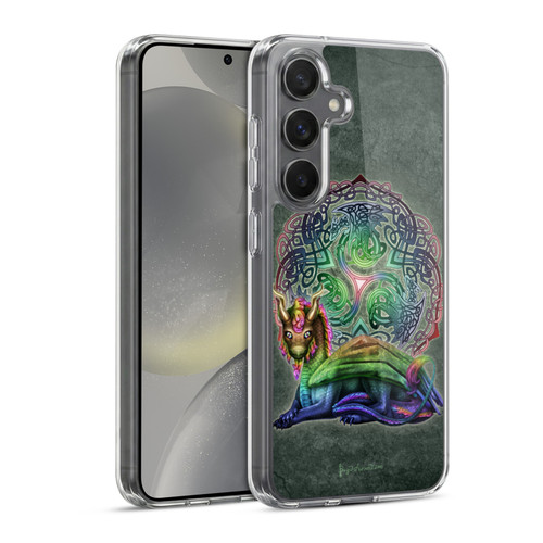 Brigid Ashwood Celtic Dragon Soft Gel Case for Samsung Galaxy S24 5G & MagSafe