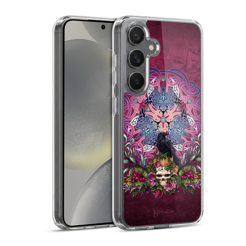 Brigid Ashwood Celtic Morrigans Ravens Soft Gel Case for Samsung Galaxy S24 5G & MagSafe
