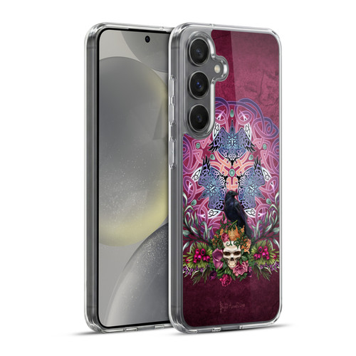 Brigid Ashwood Celtic Morrigans Ravens Soft Gel Case for Samsung Galaxy S24+ 5G & MagSafe